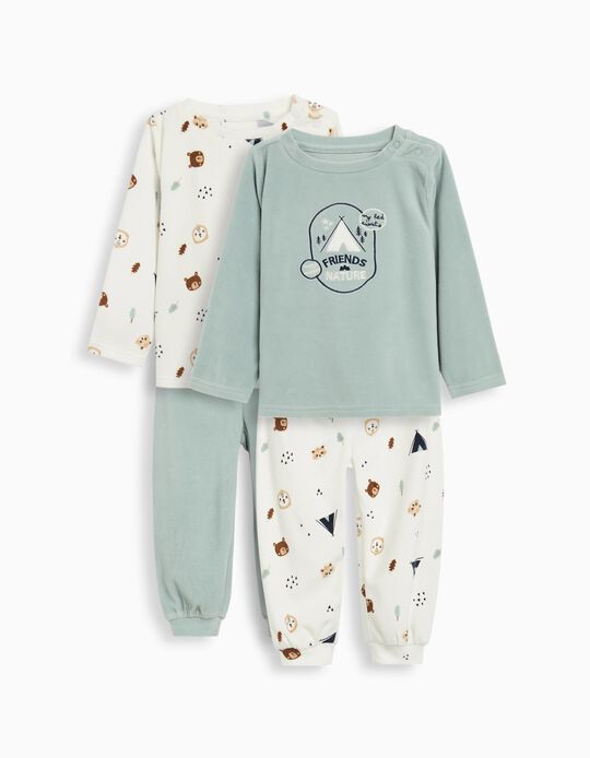 Comprar Online Pack 2 Pijamas de Manga Comprida, Menino, Multicor