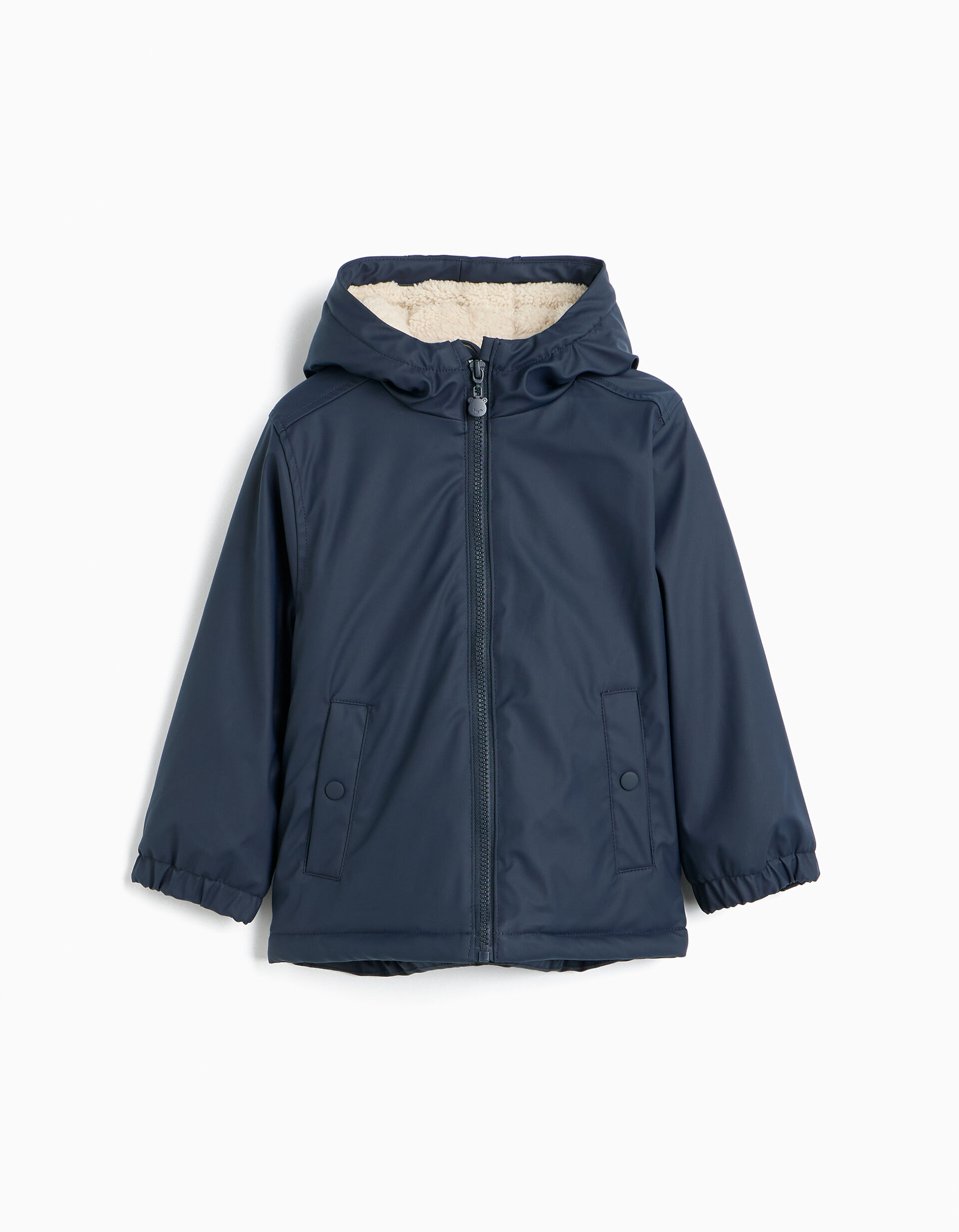 Comprar Online Parka Com Forro Sherpa, Menino, Azul Escuro