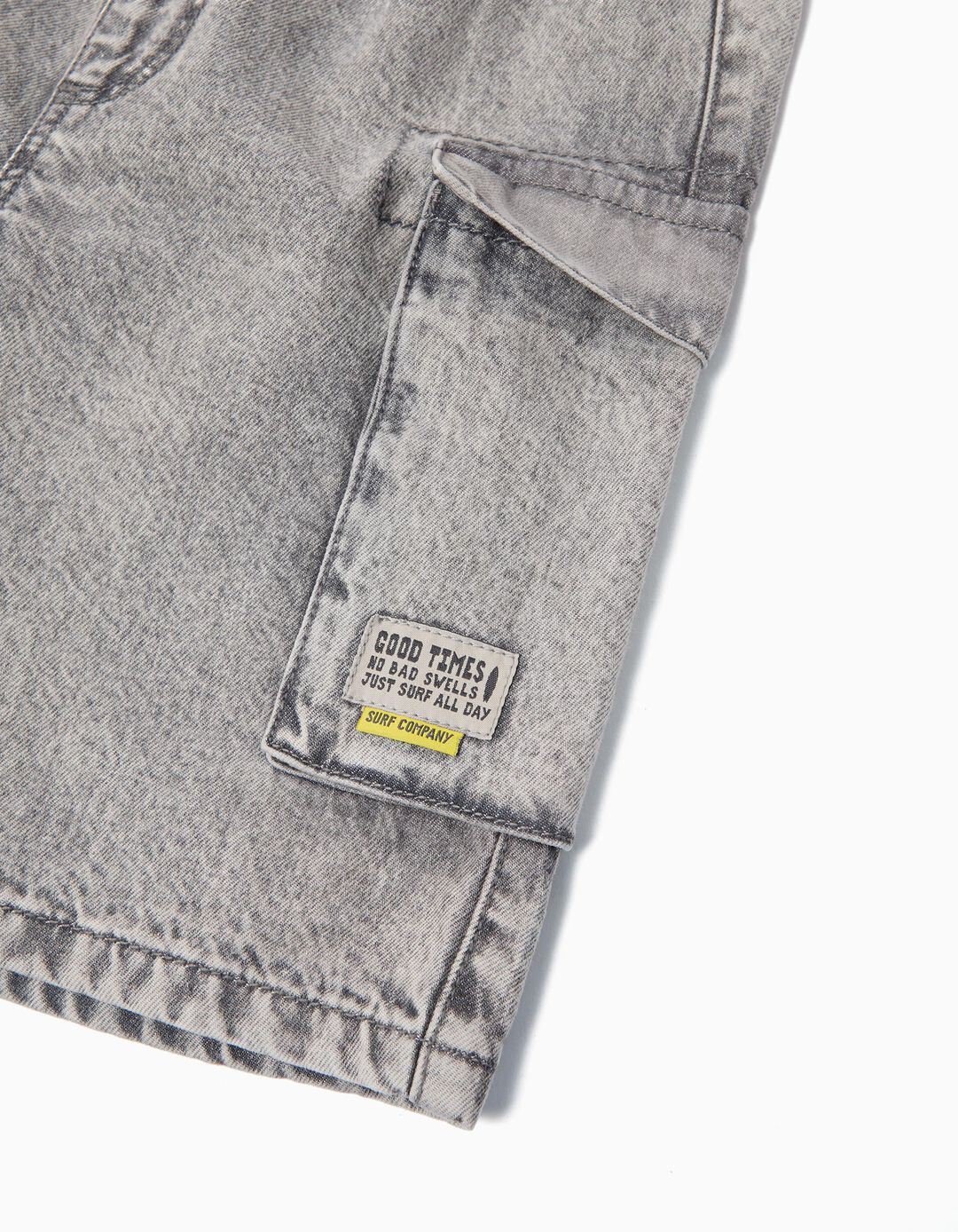 Cal&ccedil;&otilde;es de Ganga 'Cargo', Menino, Cinzento Claro