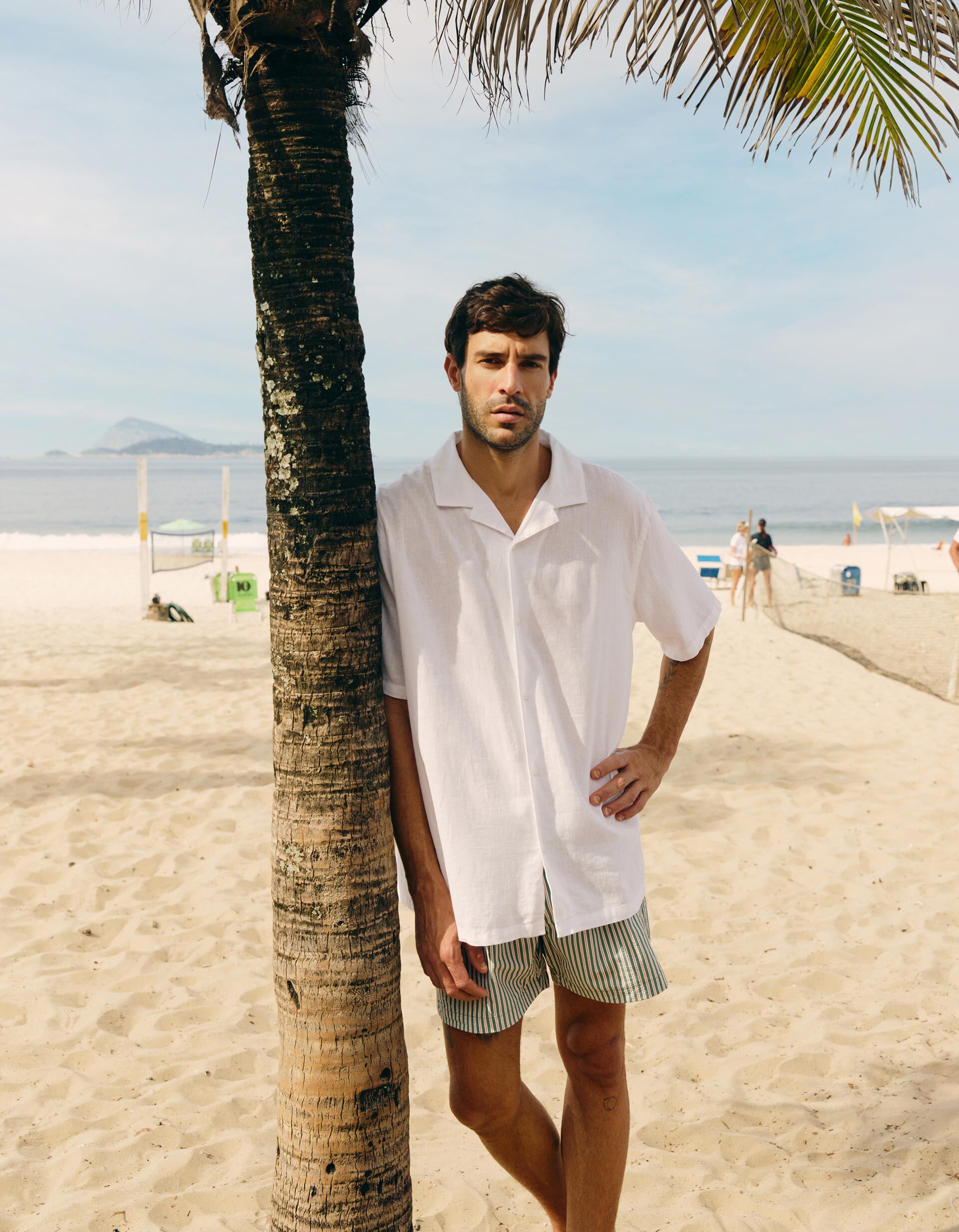 Comprar Online Camisa com Linho, Homem, Branco