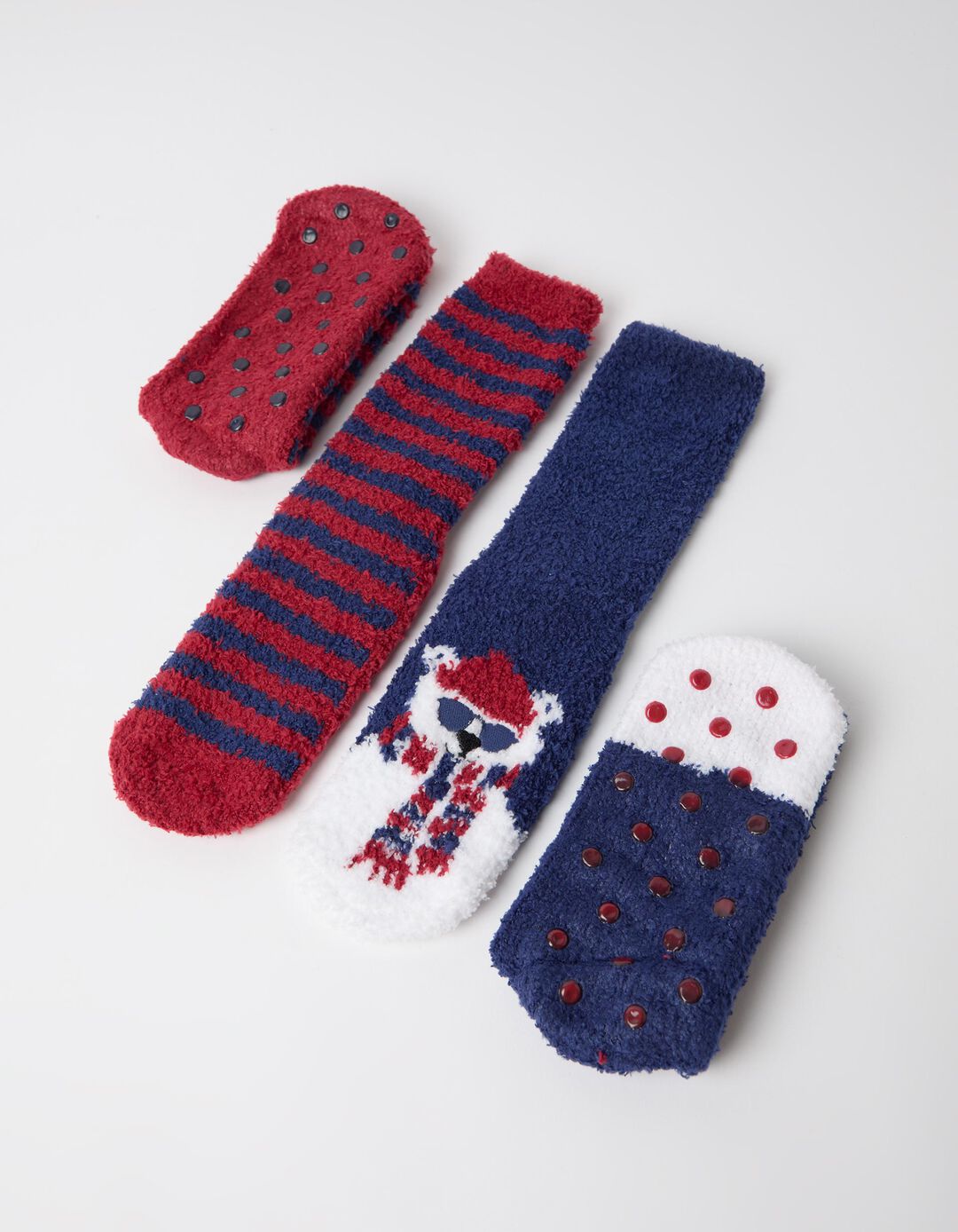 Pack 2 Pares De Meias Natal, Homem, Azul Escuro
