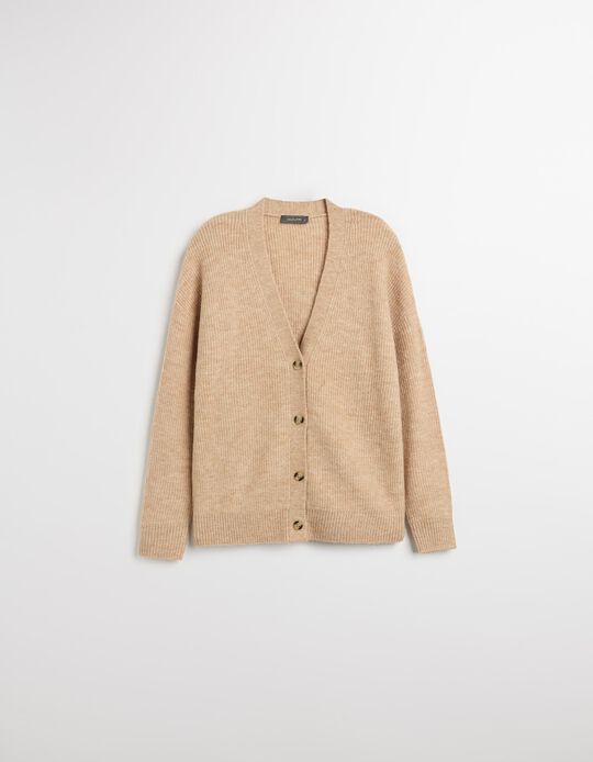 Comprar Online Casaco de Malha, Mulher, Bege 