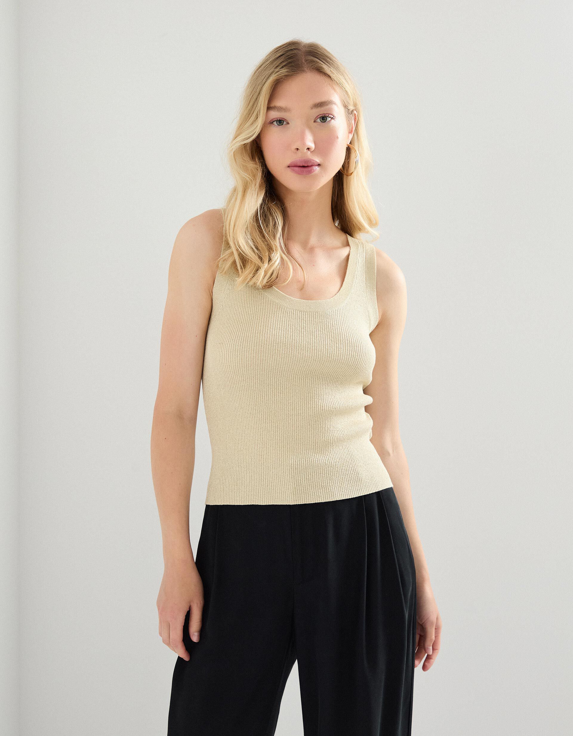 Comprar Online Top Lurex, Mulher, Dourado