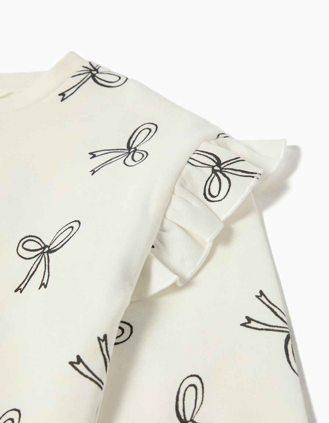 Conjunto Sweatshirt e Leggings, Menina, Branco