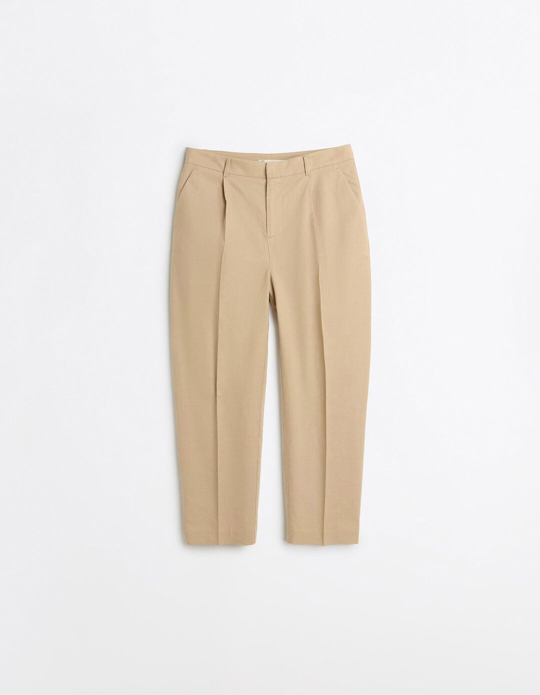 Cal&ccedil;as com Linho, Mulher, Bege