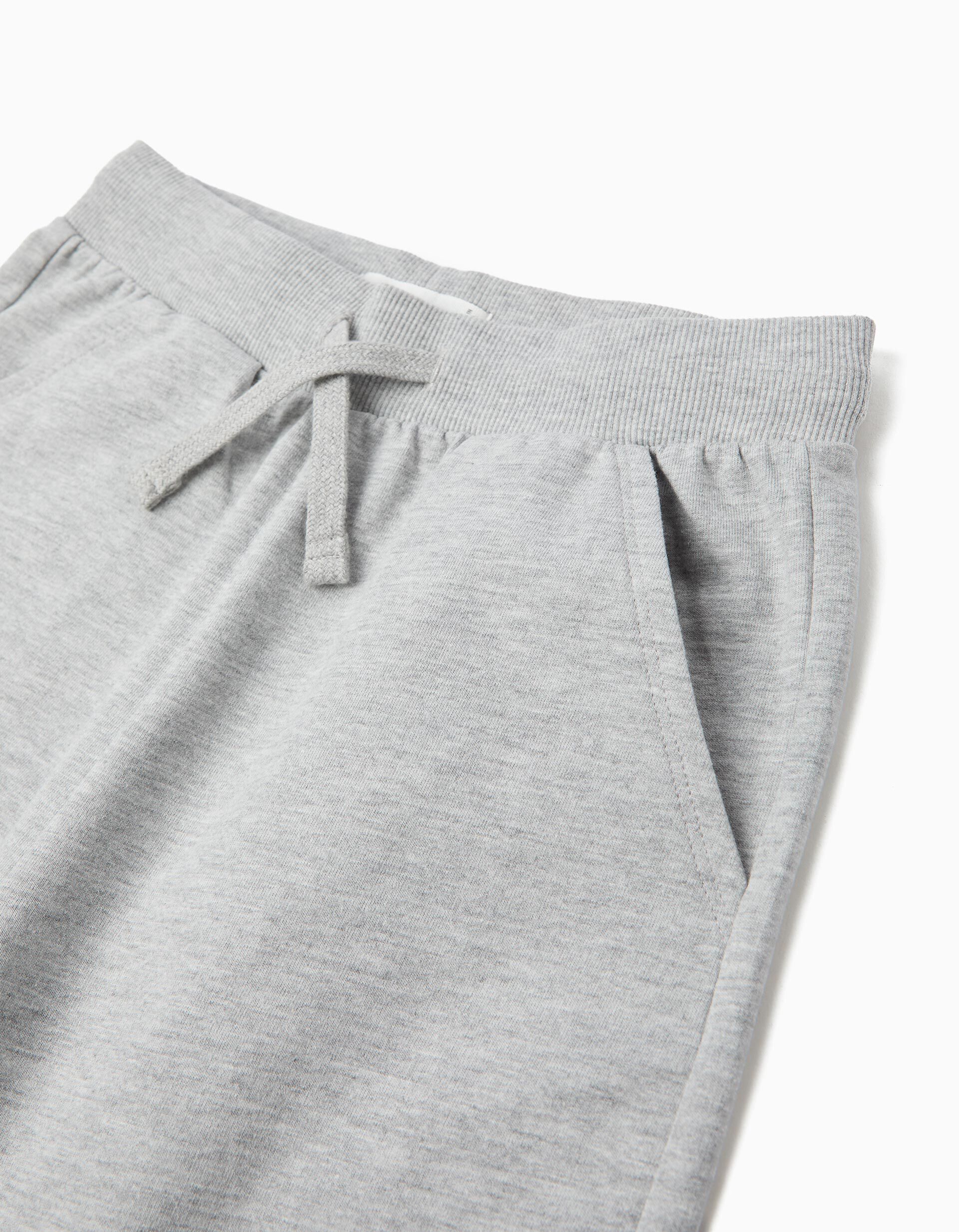 Comprar Online Cal&ccedil;&otilde;es Fleece, Menino, Cinzento Claro