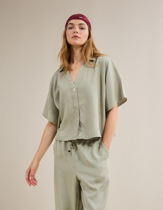 Comprar Online Camisa Liocel, Mulher, Verde Claro