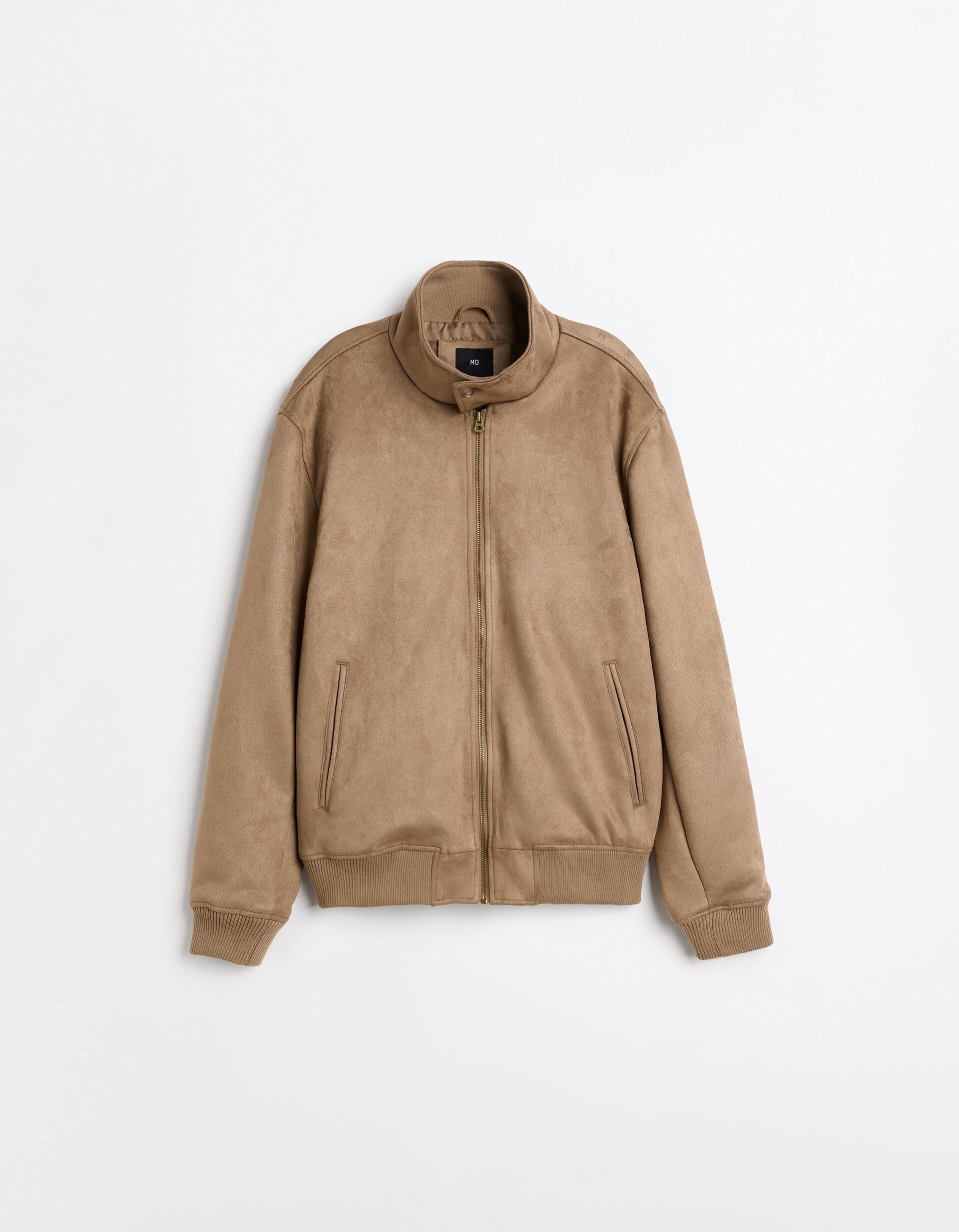 Comprar Online Casaco Bomber Efeito Camur&ccedil;a, Homem, Bege