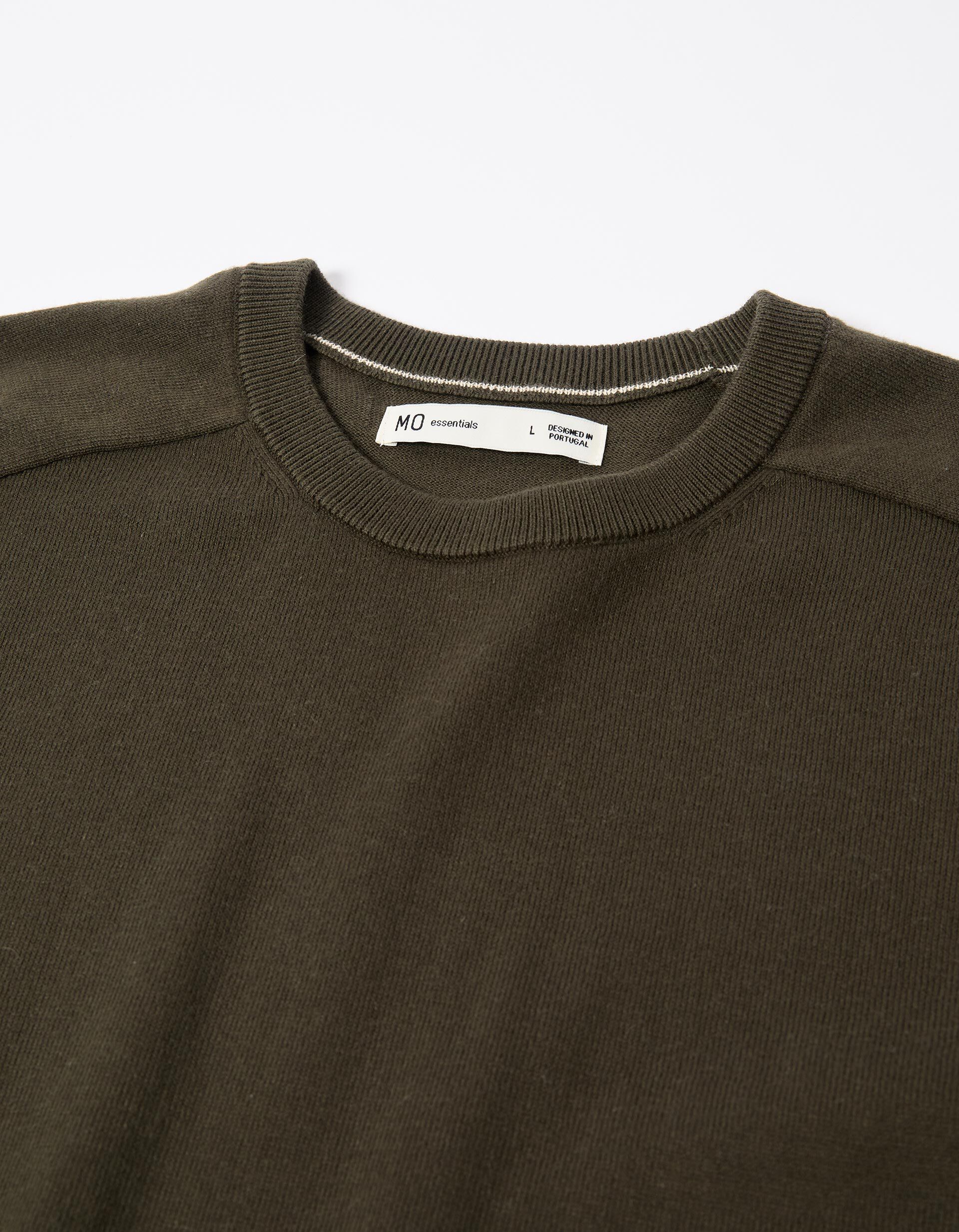 Comprar Online Camisola com Caxemira, Homem, Verde Escuro