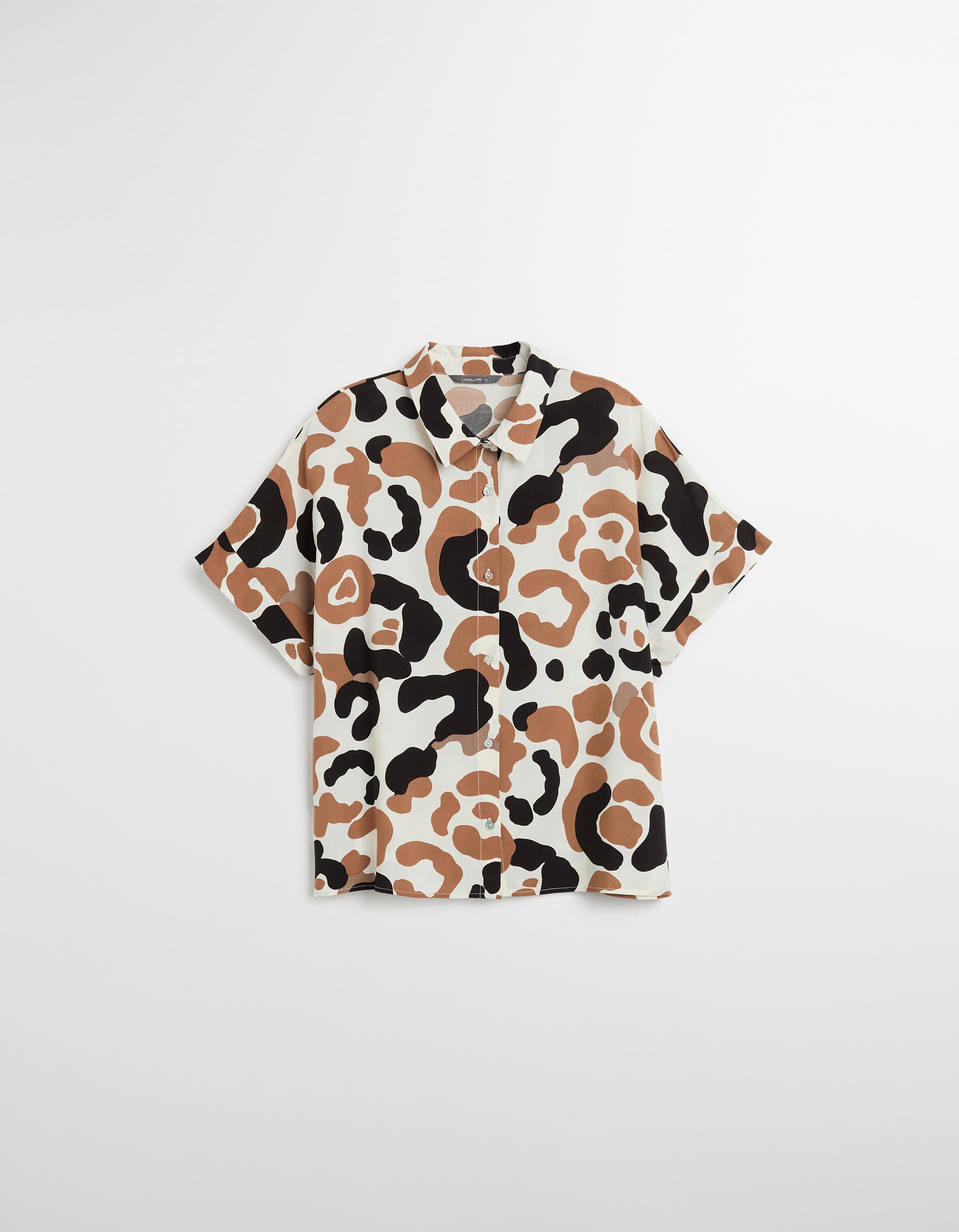 Comprar Online Camisa Viscose, Mulher, Castanho Claro