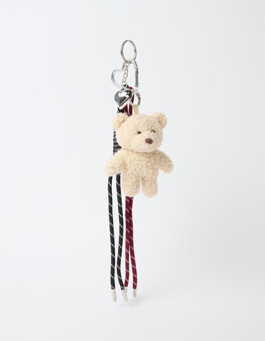 Comprar Online Porta-Chaves Charm Urso, Mulher, Bege