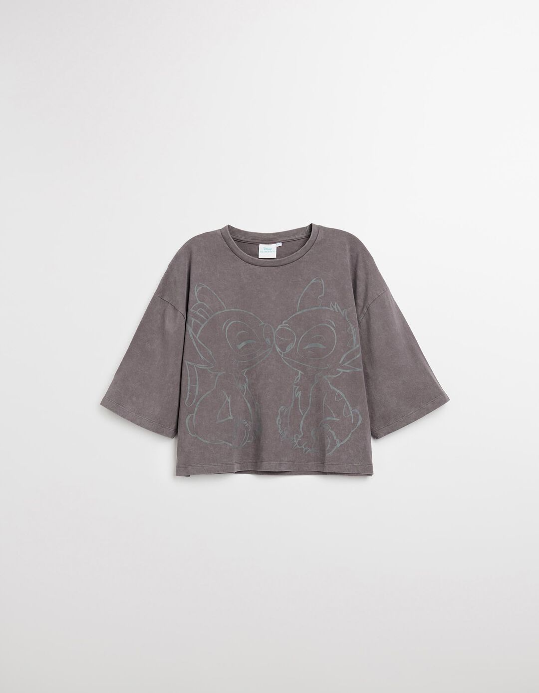 T-shirt 'Stitch' ©Disney, Mulher, Cinzento 