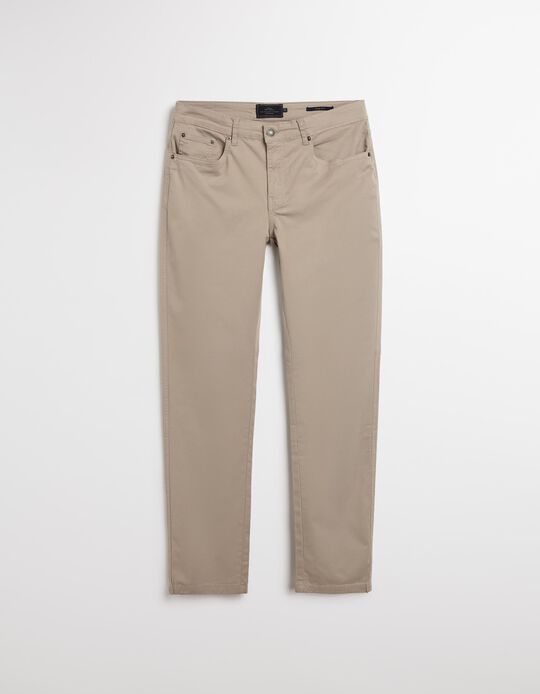 Comprar Online Calças 'Slim Fit', Homem, Cinzento Claro