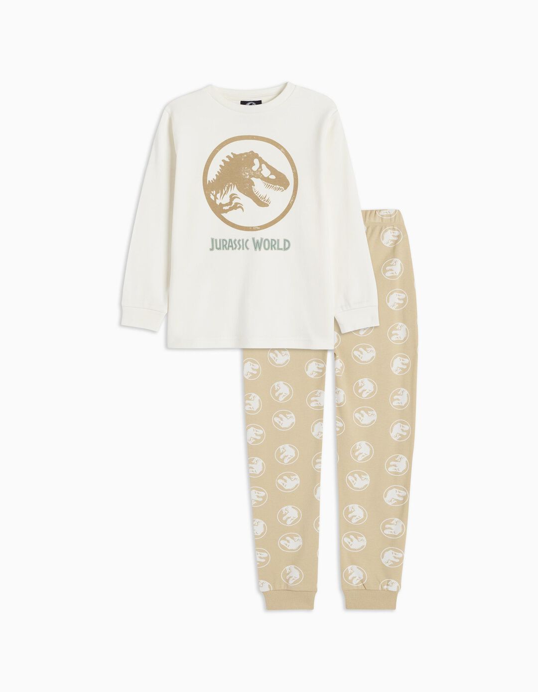Pijama 'Jurassic World', Menino, Bege
