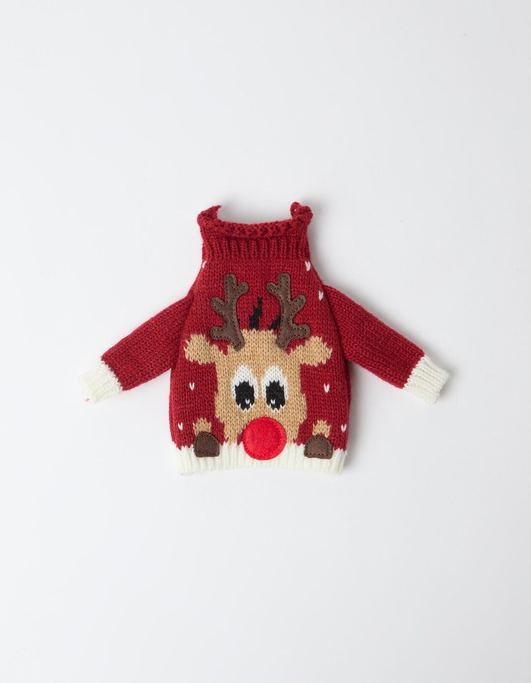Camisola De Natal Para Garrafa, Vermelho