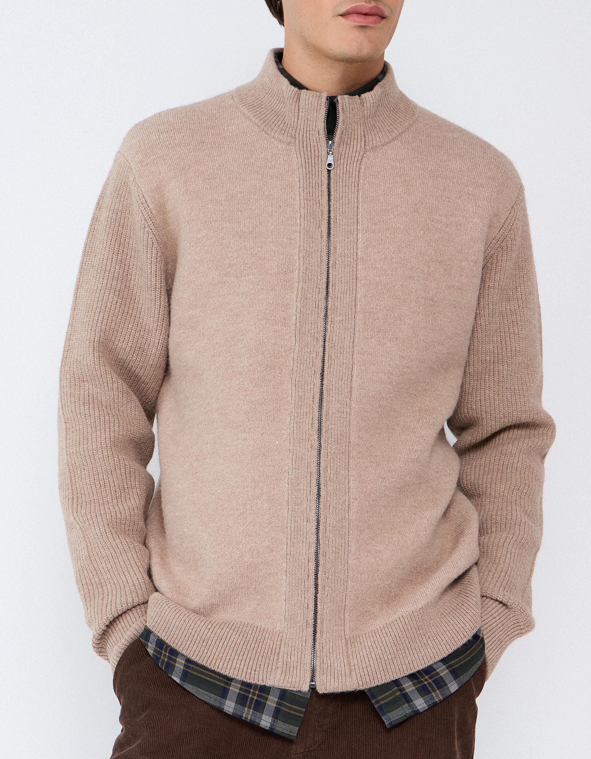 Comprar Online Casaco De Malha, Homem, Bege
