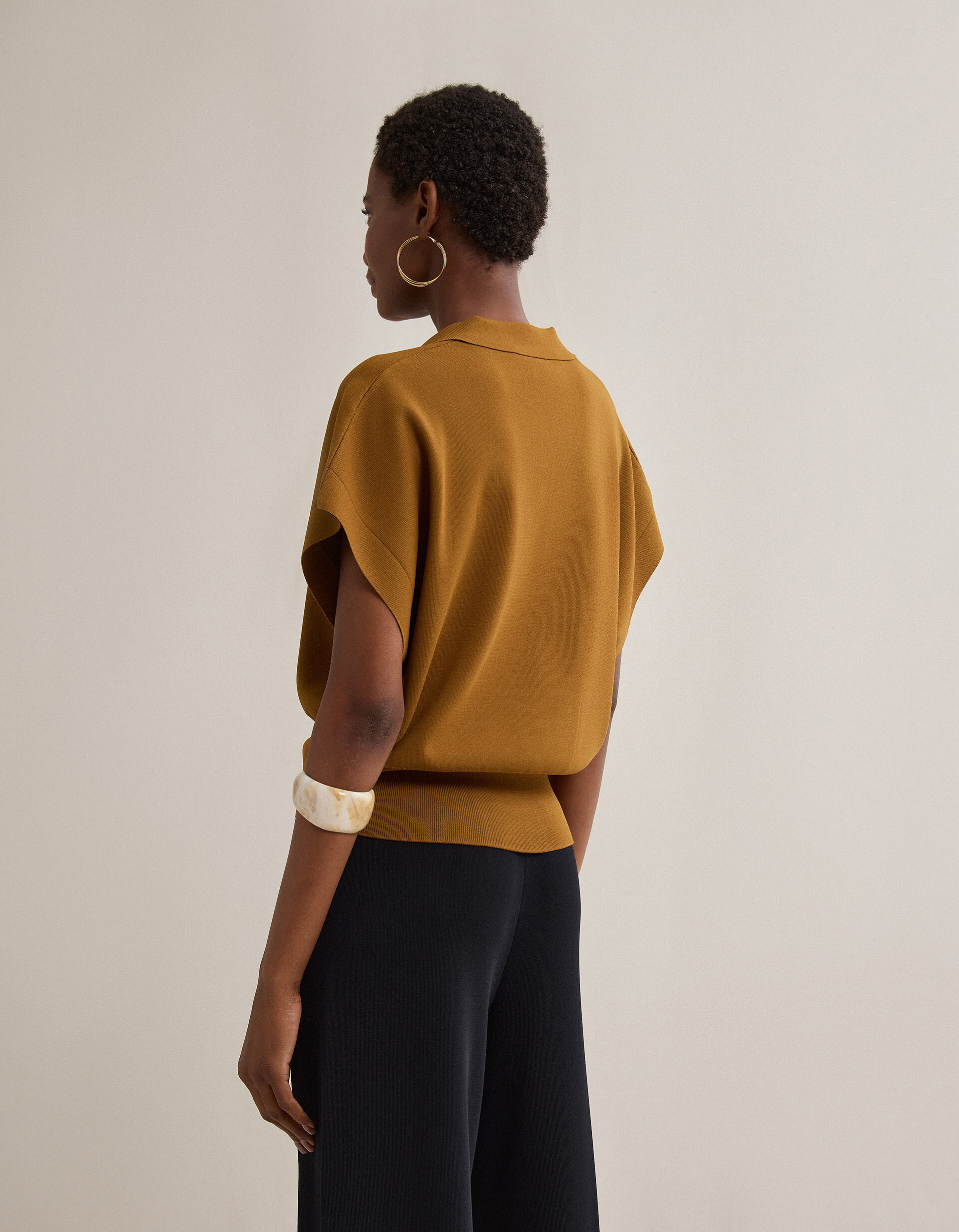 Comprar Online Polo de Malha, Mulher, Bege