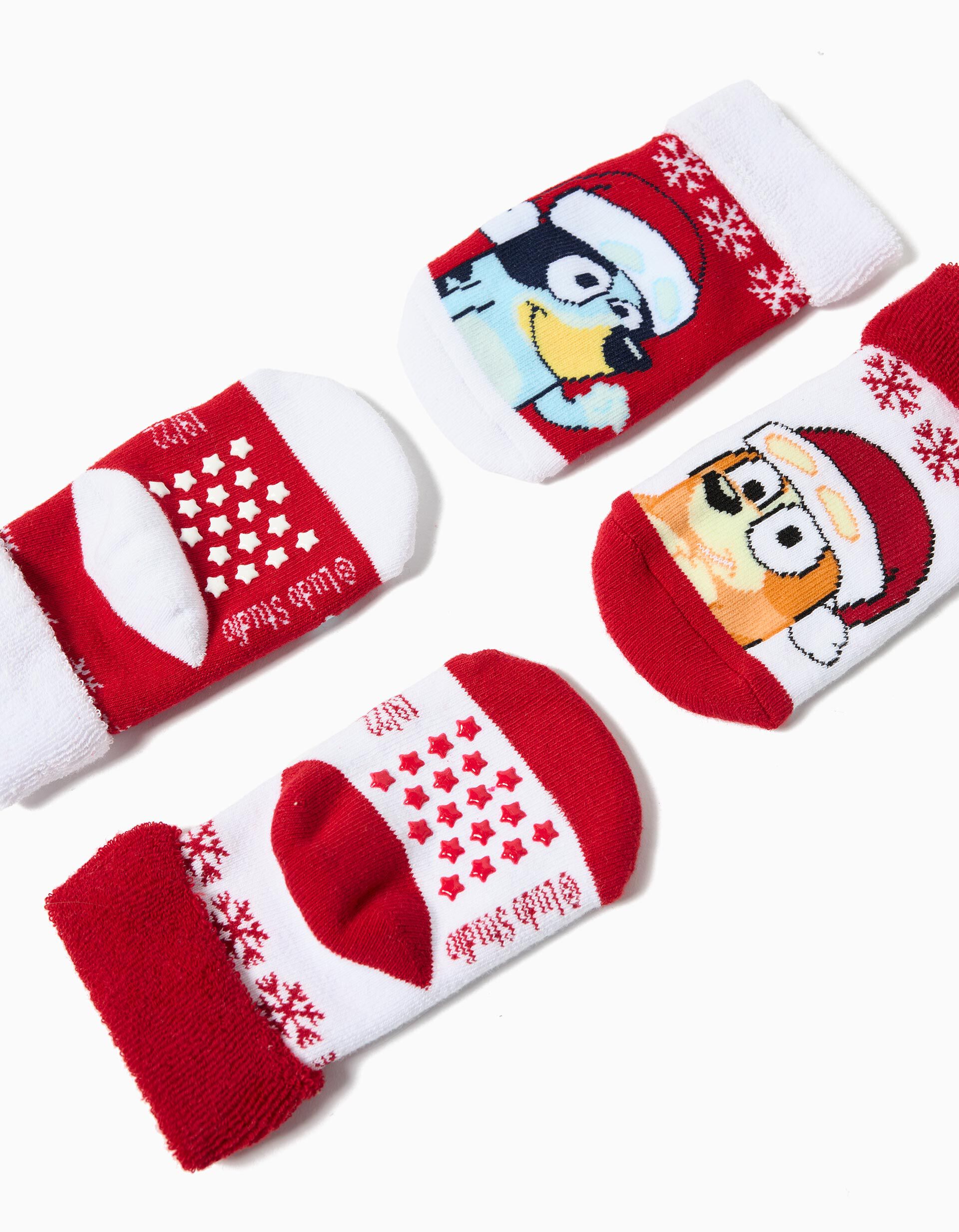 Comprar Online Meias 'Bluey', Menina, Vermelho