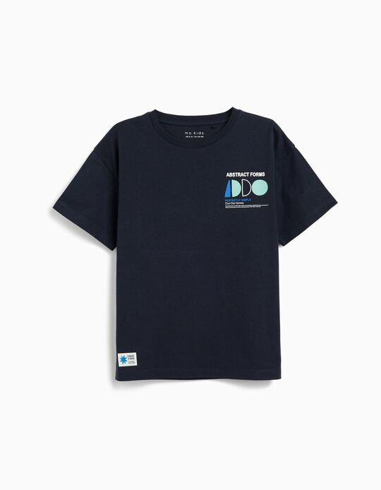 Comprar Online T-shirt Print, Menino, Azul Escuro 