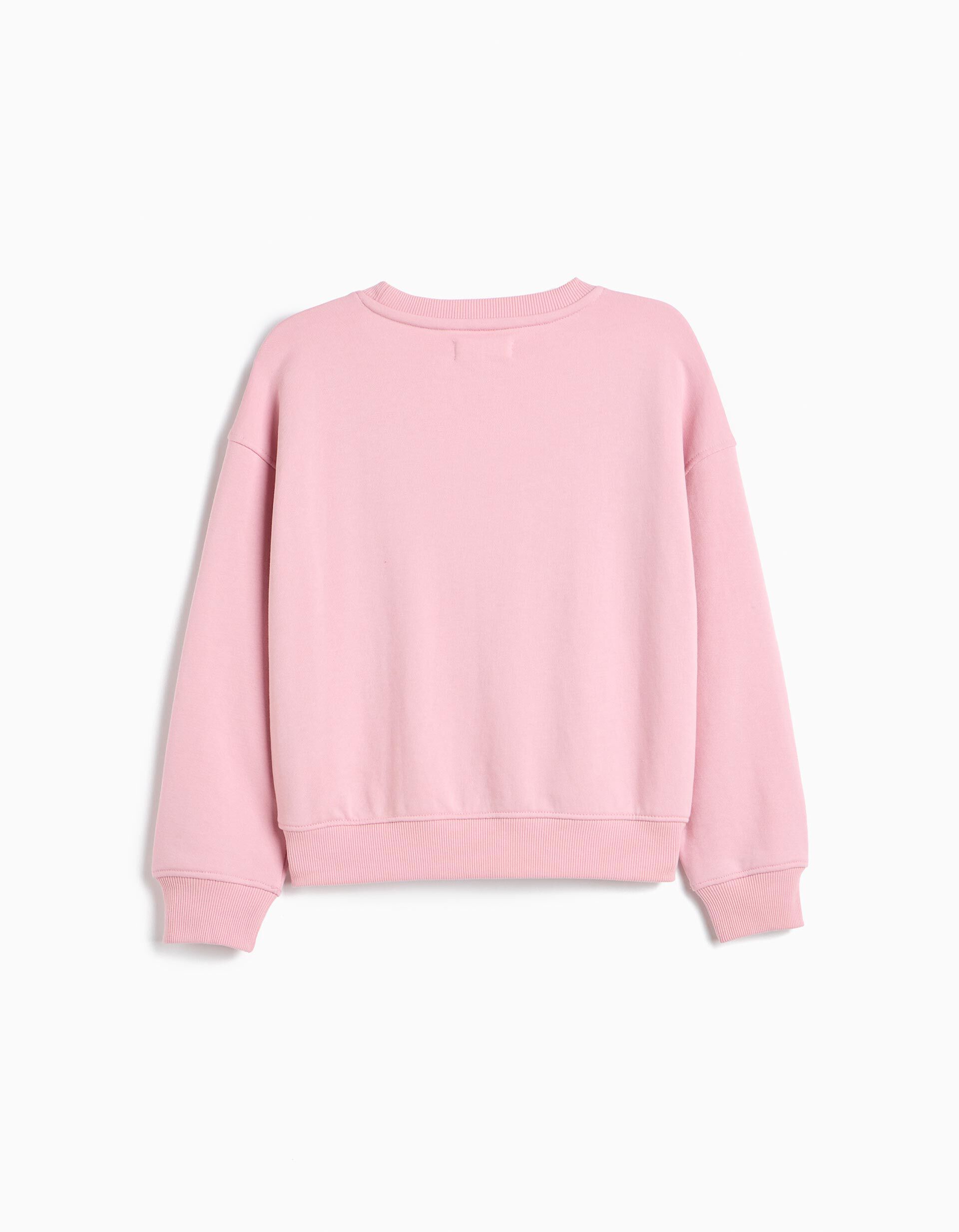 Comprar Online Sweatshirt Estampada, Menina, Rosa