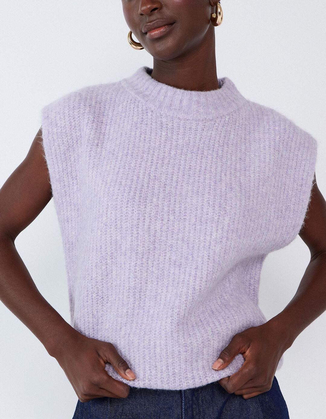 Colete De Malha, Mulher, Roxo Claro