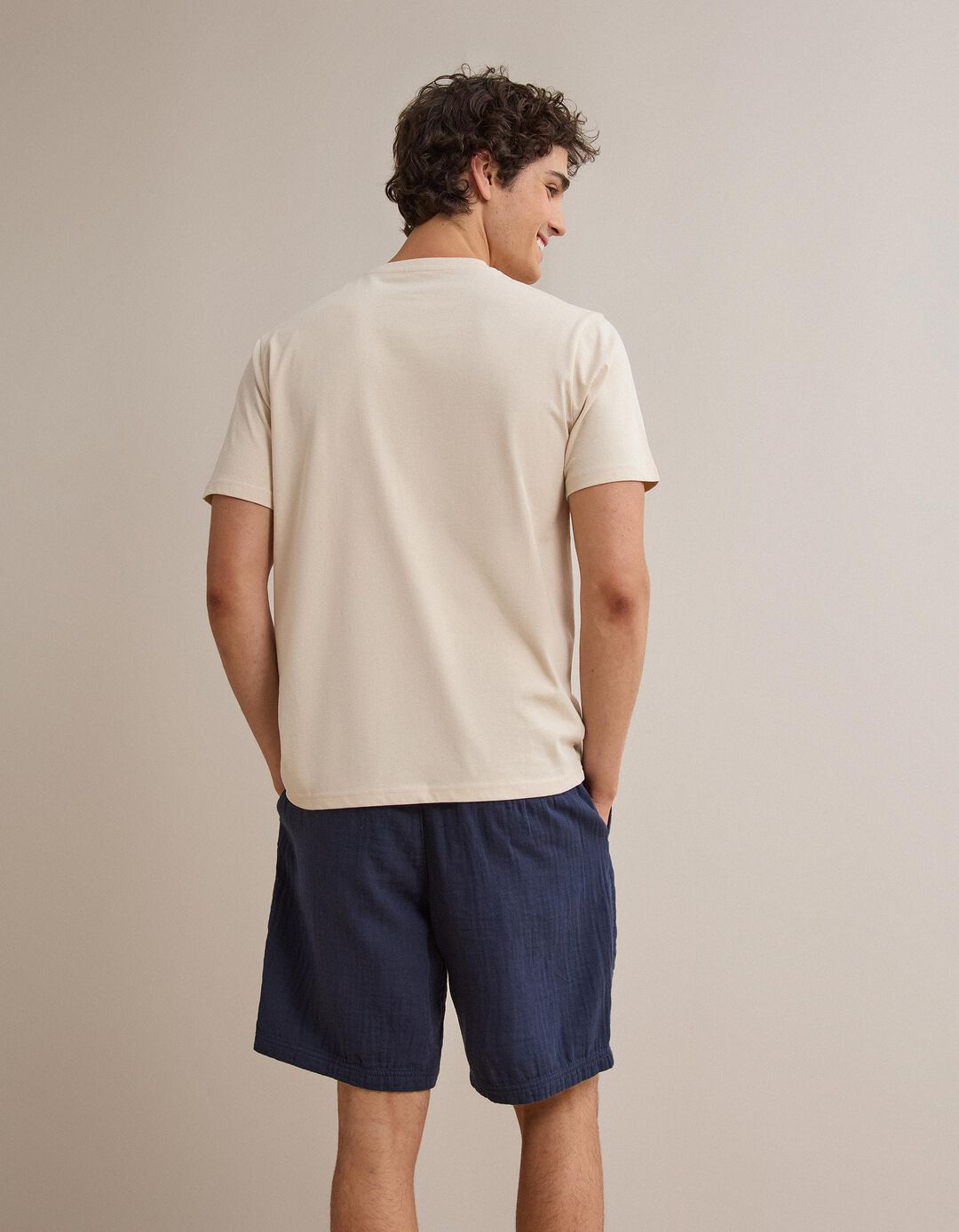 T-shirt Jersey, Homem, Cinzento Claro