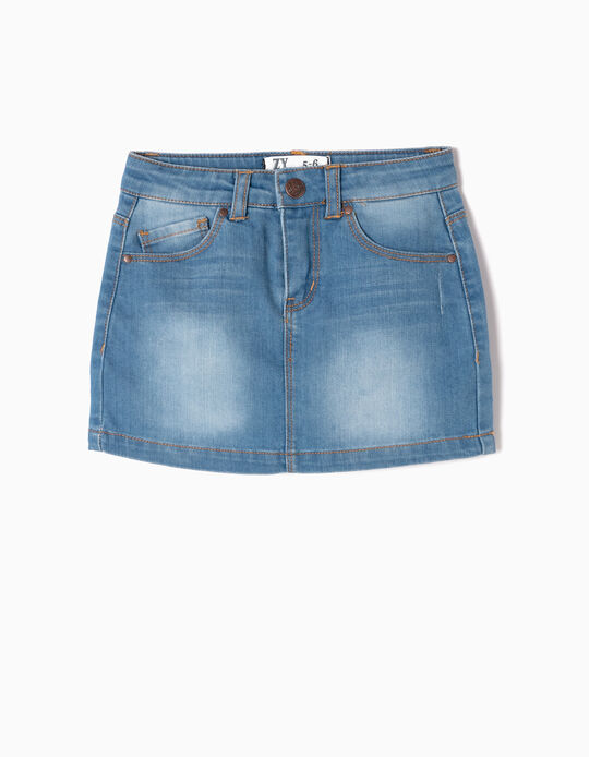 Light Denim Skirt