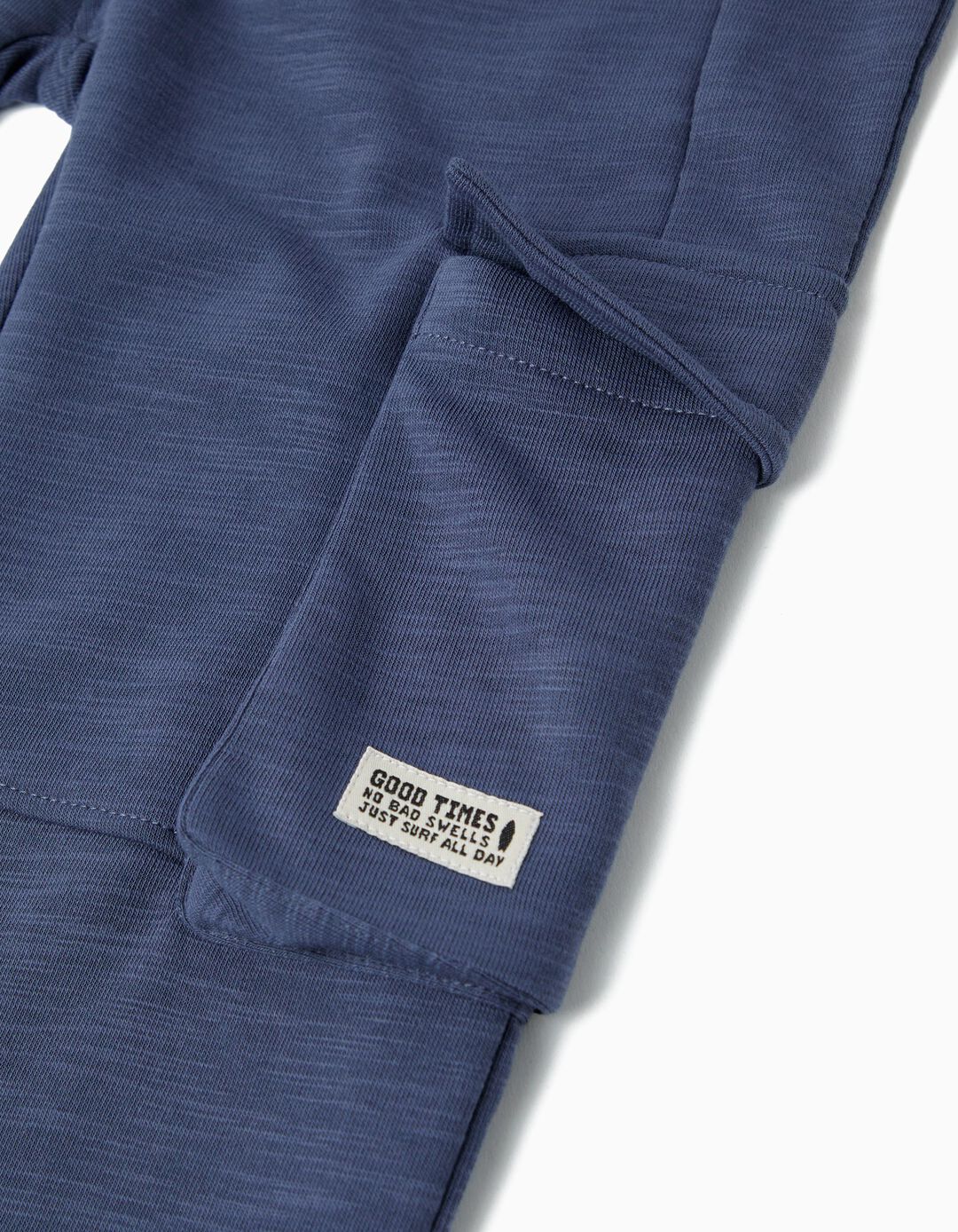 Cal&ccedil;as de Felpa, Menino, Azul Escuro