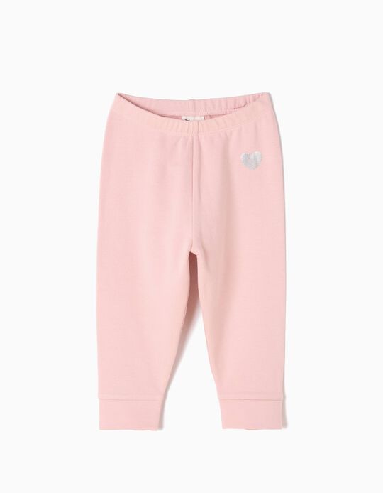 Pink Leggings with Heart