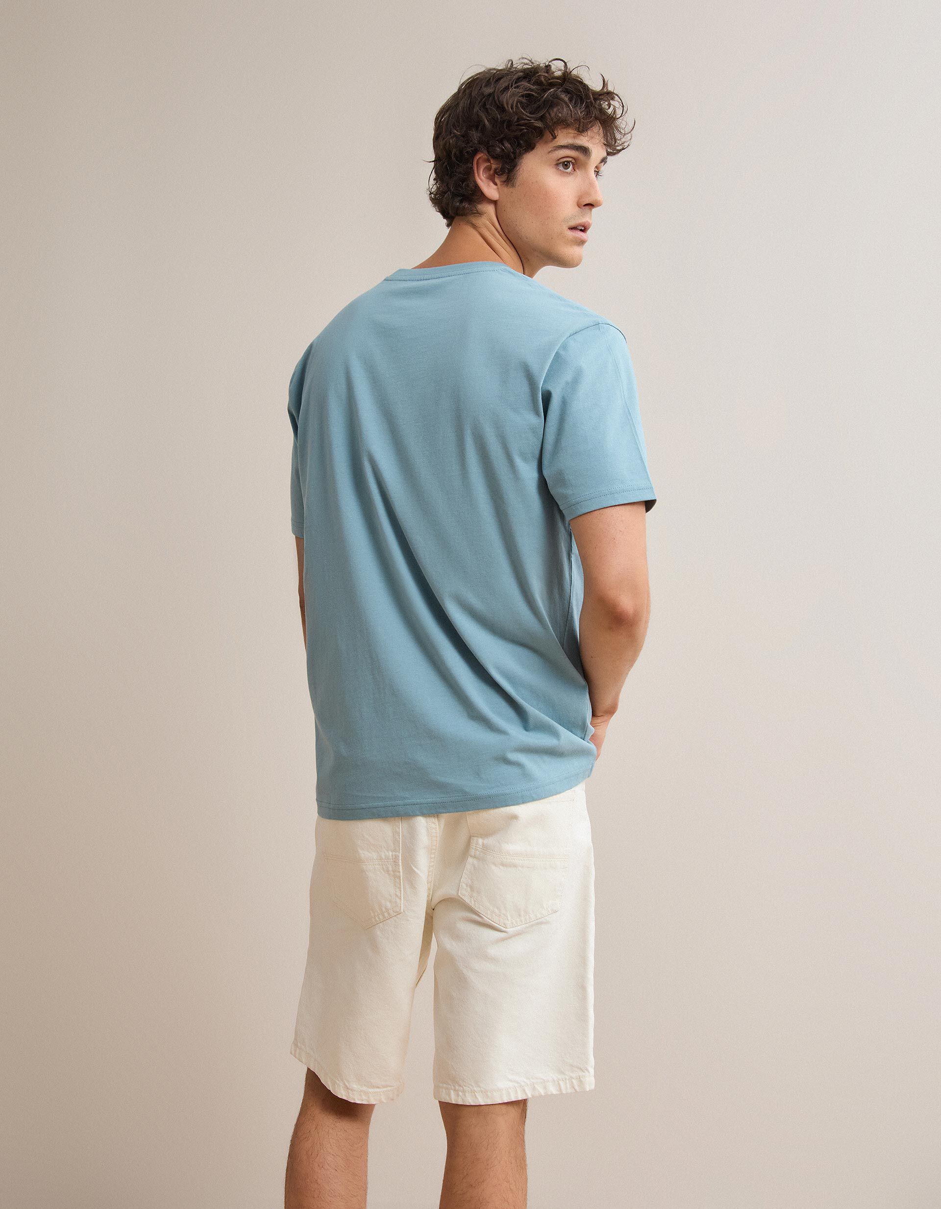 Comprar Online T-shirt Manga Curta, Homem, Azul Claro