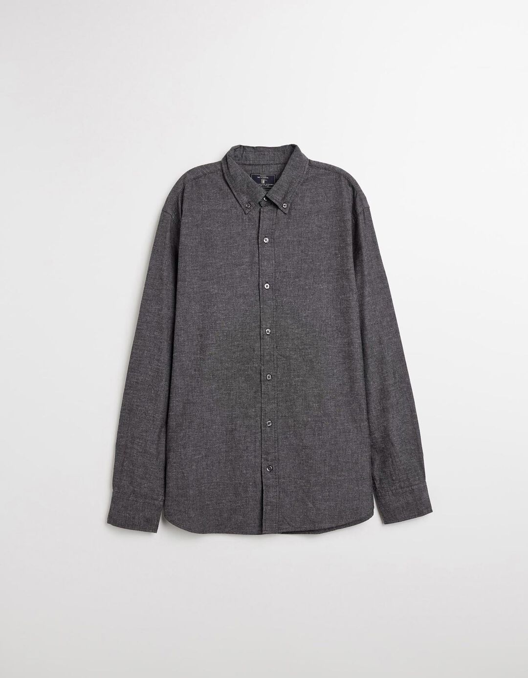 Camisa Flanela, Homem, Cinzento Escuro