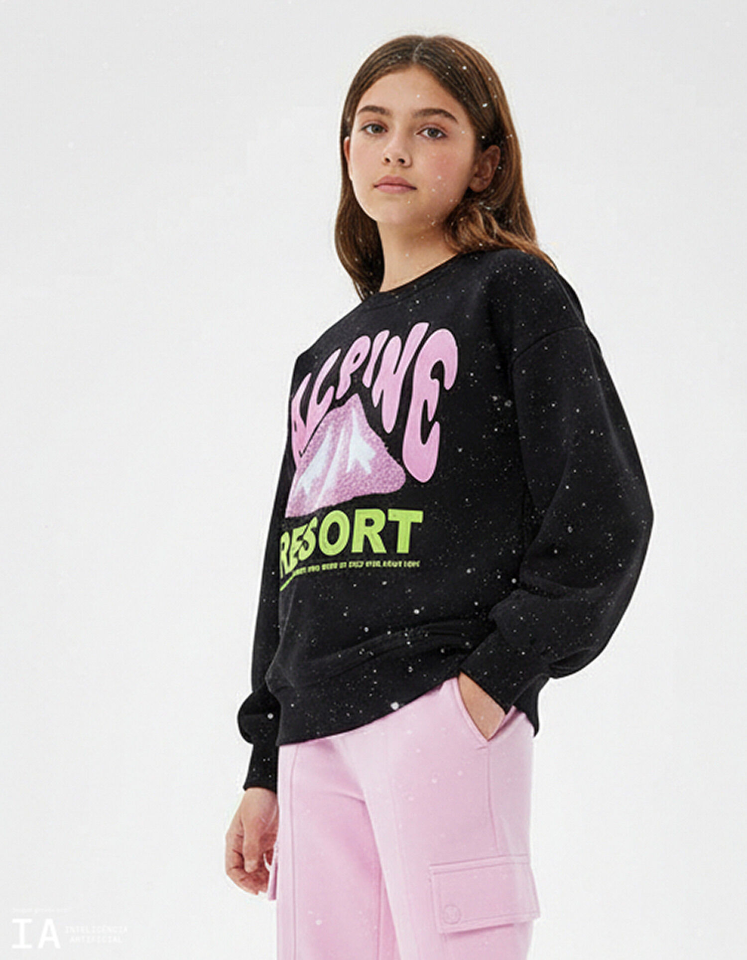 Comprar Online Sweatshirt, Menina, Preto