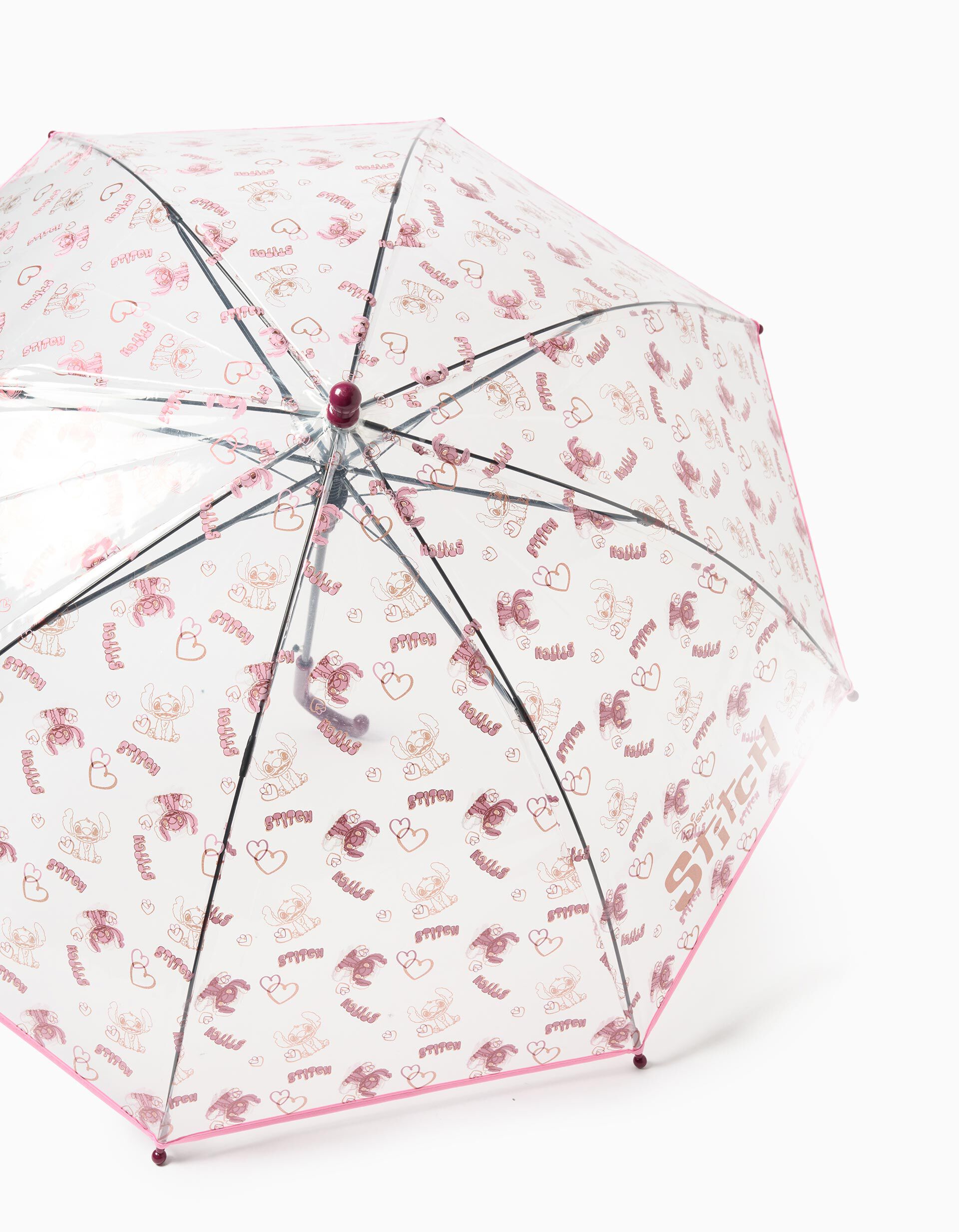 Comprar Online Guarda-chuva Transparente 'Stitch' &copy;Disney, Menina, Branco
