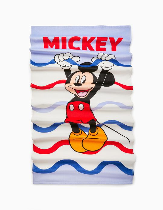 Cotton Beach Towel for Children 'Mickey', Multicoloured