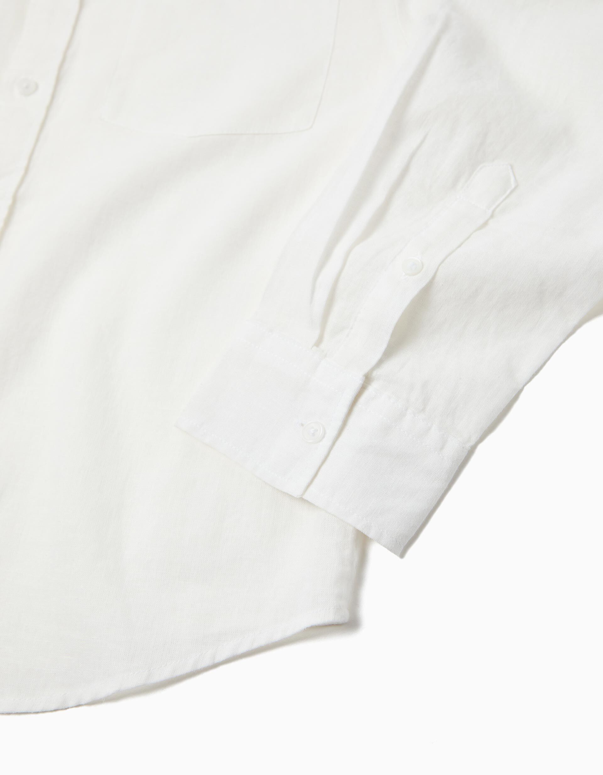 Comprar Online Camisa 'Relaxed Fit', Menino, Branco