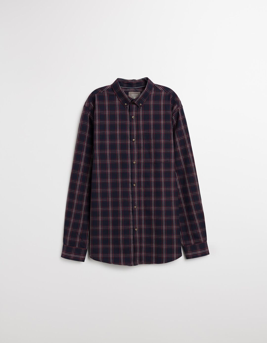 Camisa de Xadrez, Homem, Vermelho Escuro 