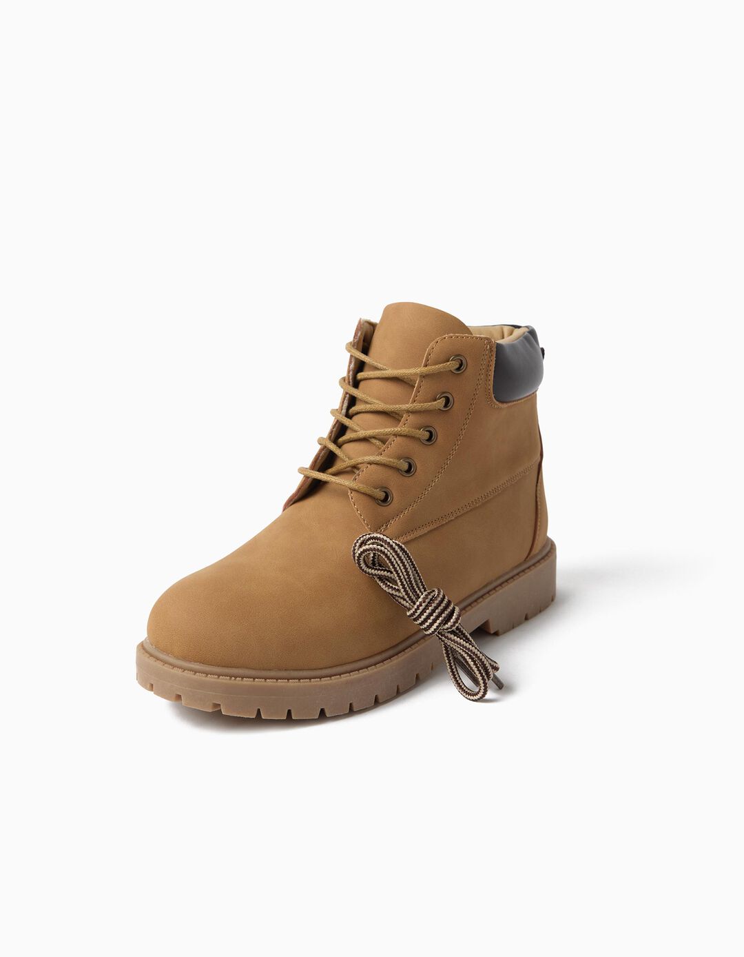 Botas, Menino, Castanho
