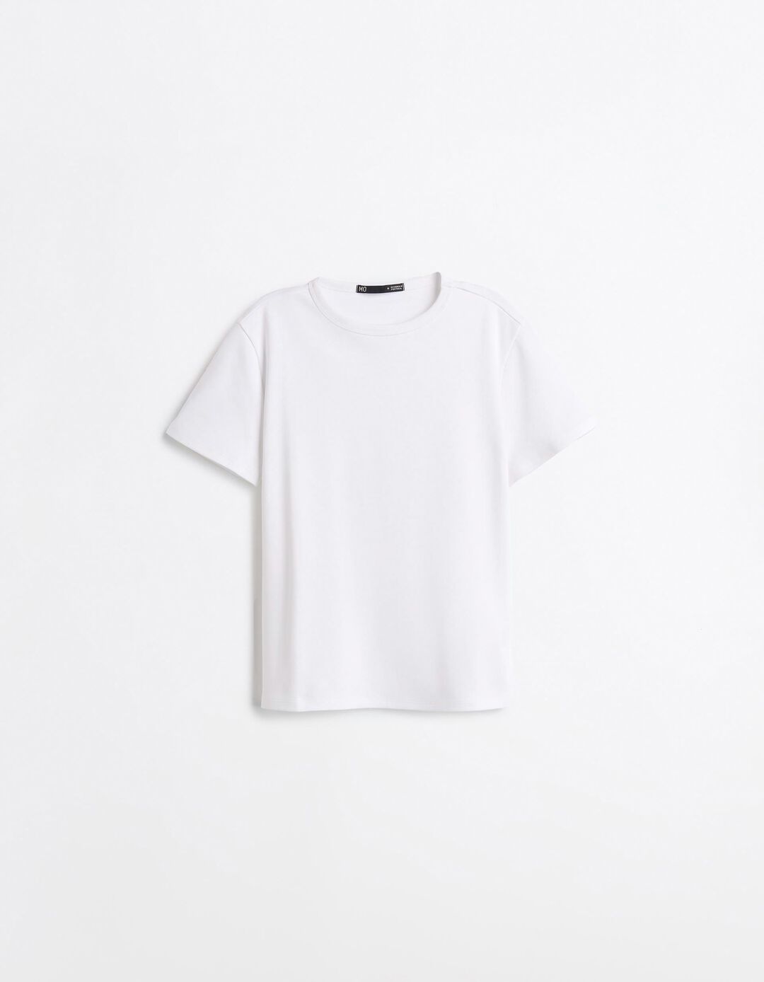 T-shirt Interlock Manga Curta, Mulher, Branco