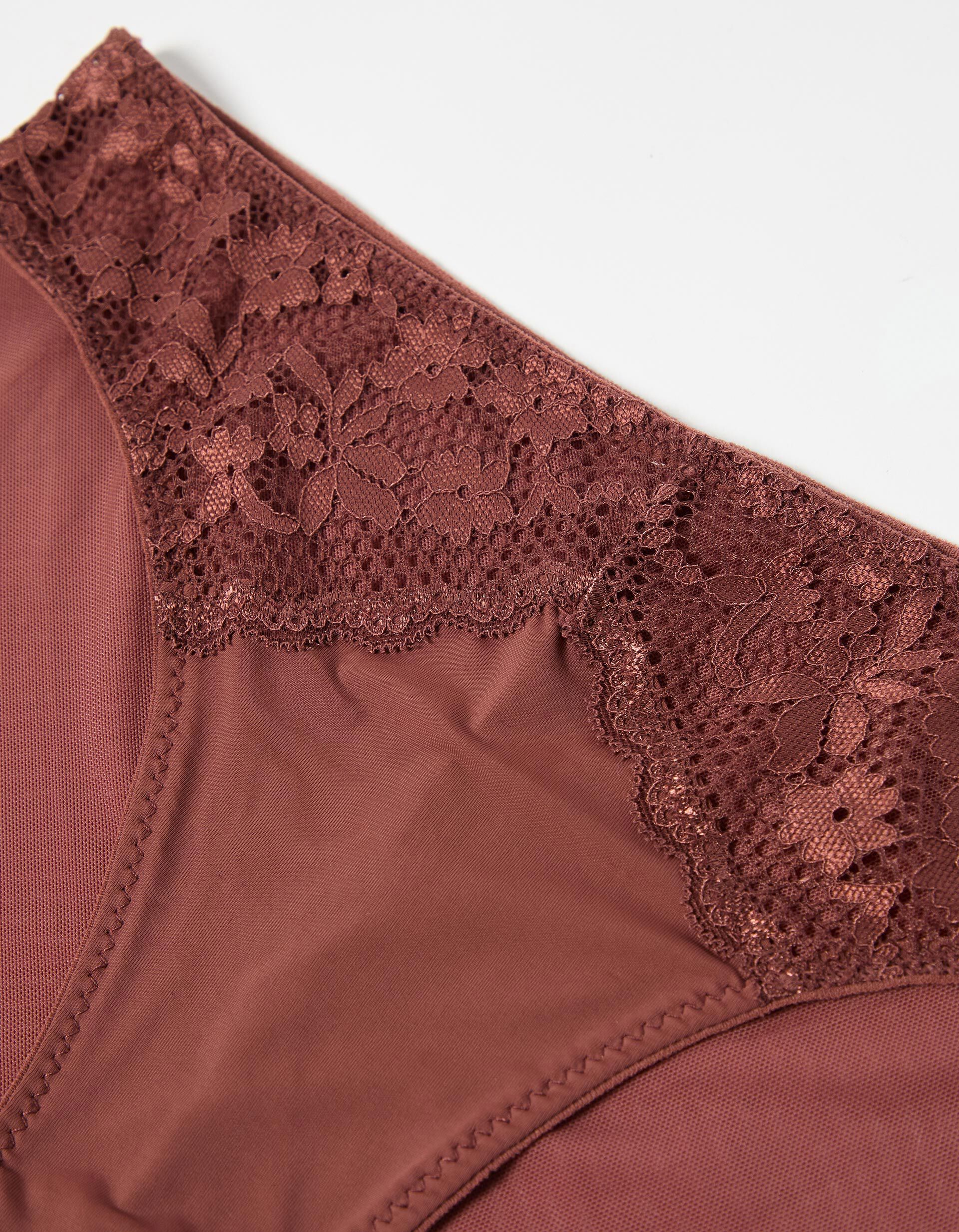 Comprar Online Cuecas com Renda, Mulher, Castanho