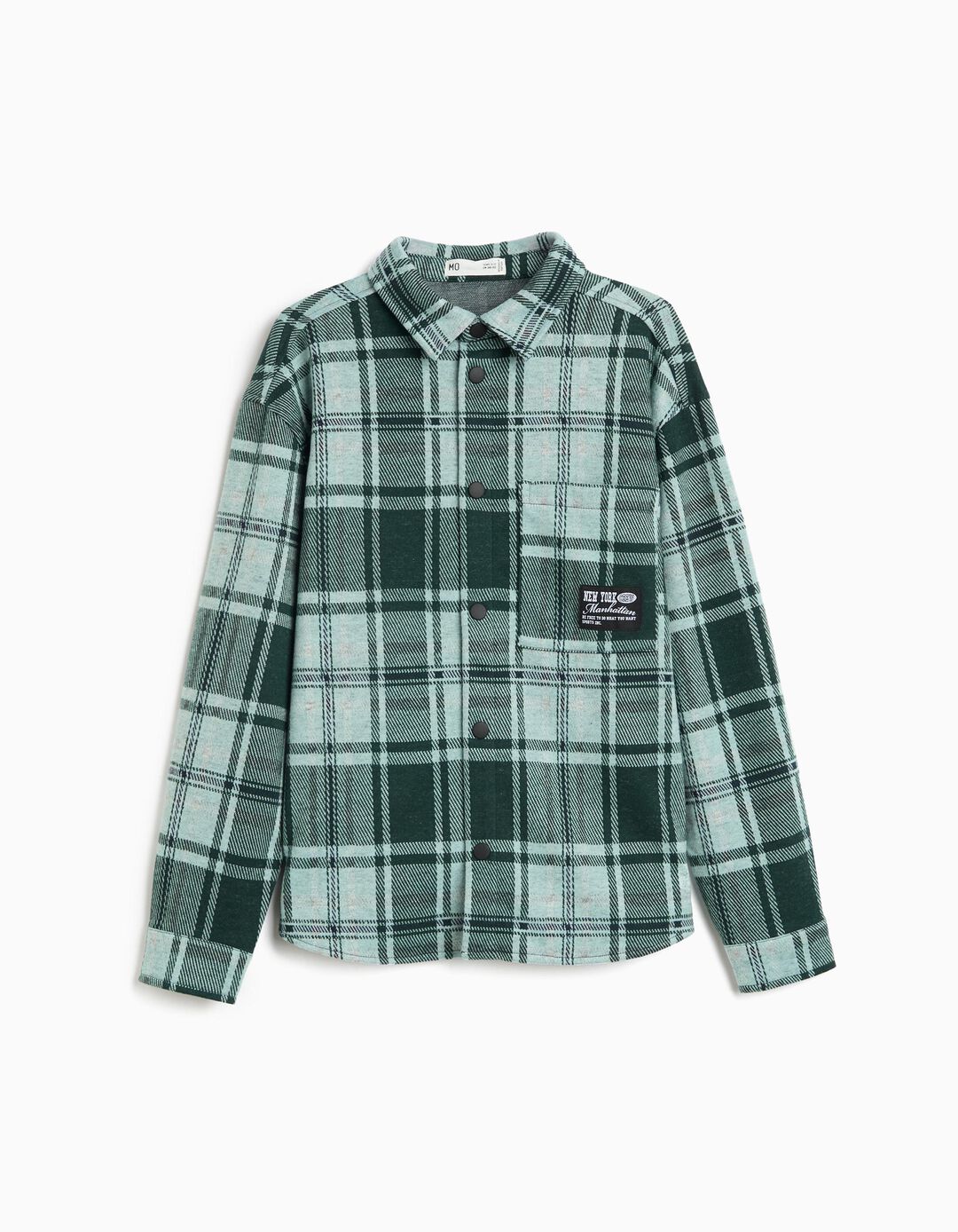 Camisa Xadrez, Menino, Verde Escuro
