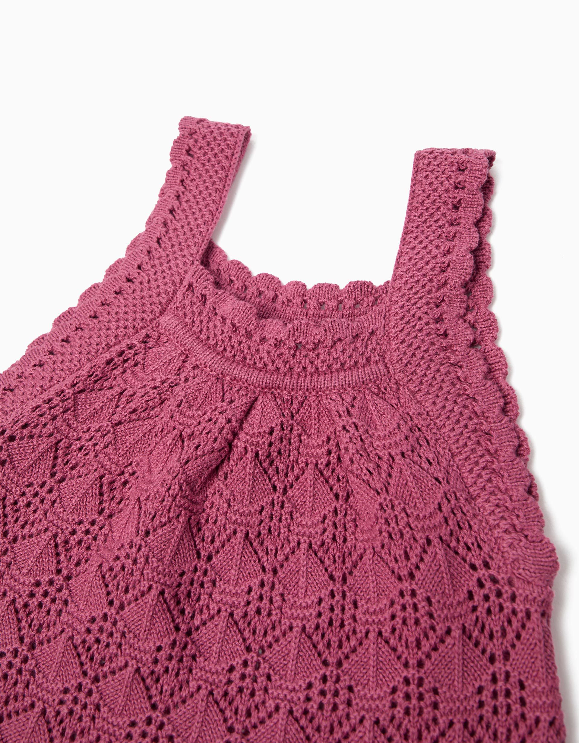 Comprar Online Top Crochet, Menina, Rosa Escuro