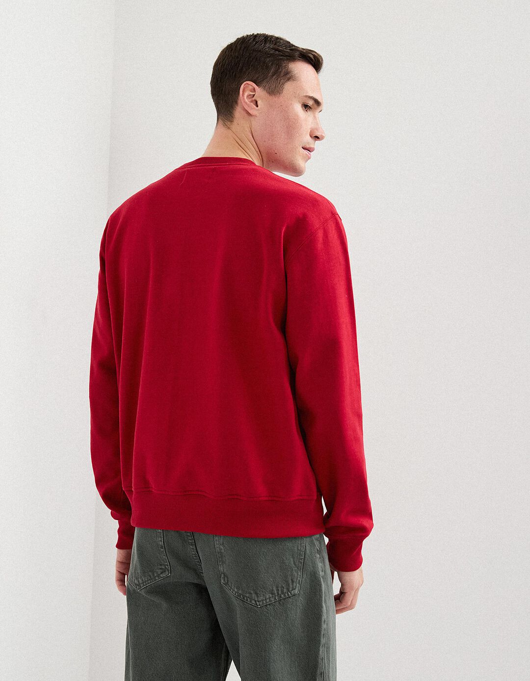 Sweatshirt de Natal, Homem, Vermelho