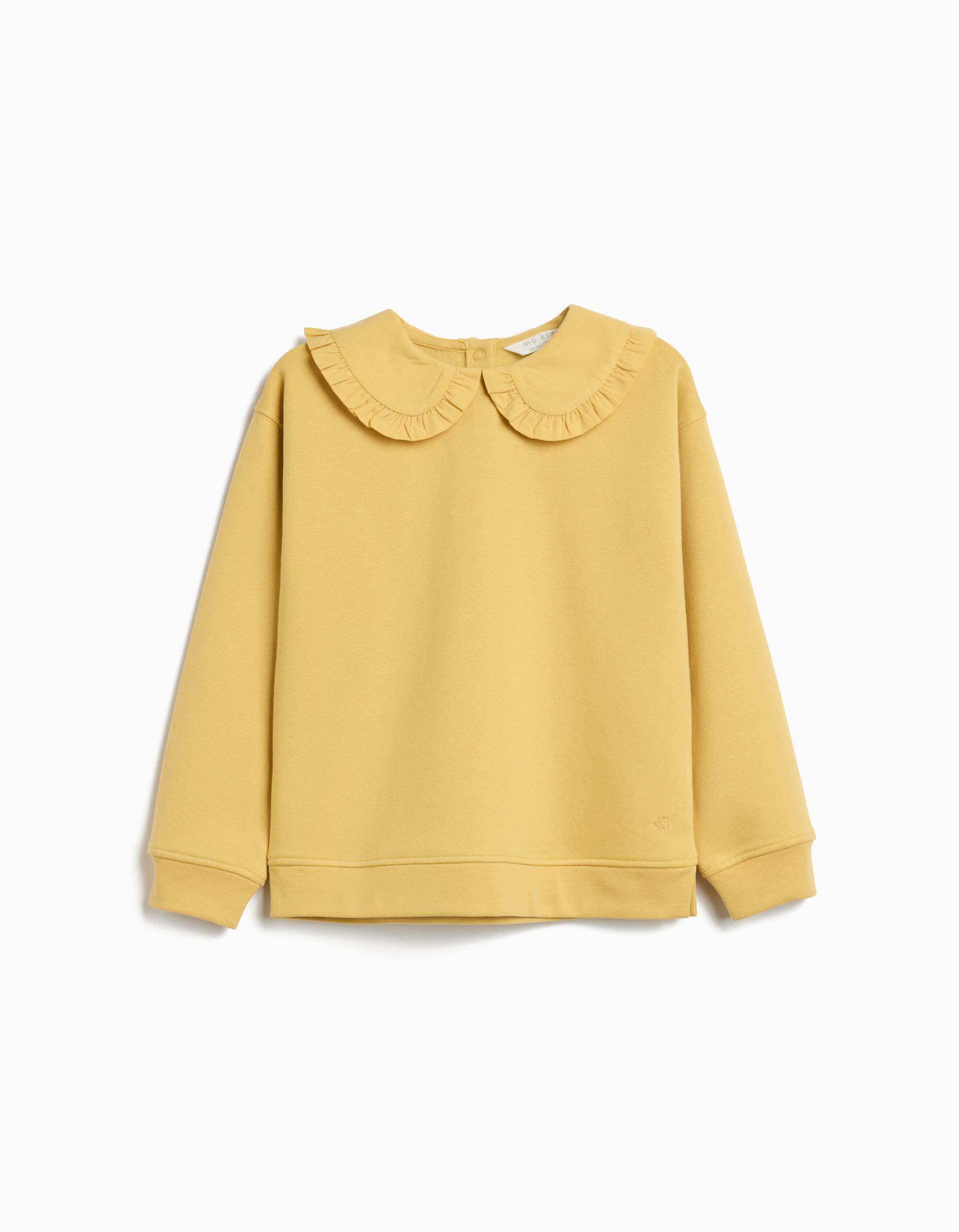 Comprar Online Sweatshirt com Gola, Menina, Amarelo Claro 