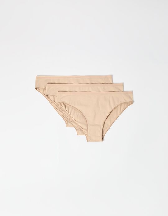Comprar Online Pack 3 Cuecas, Mulher, Bege