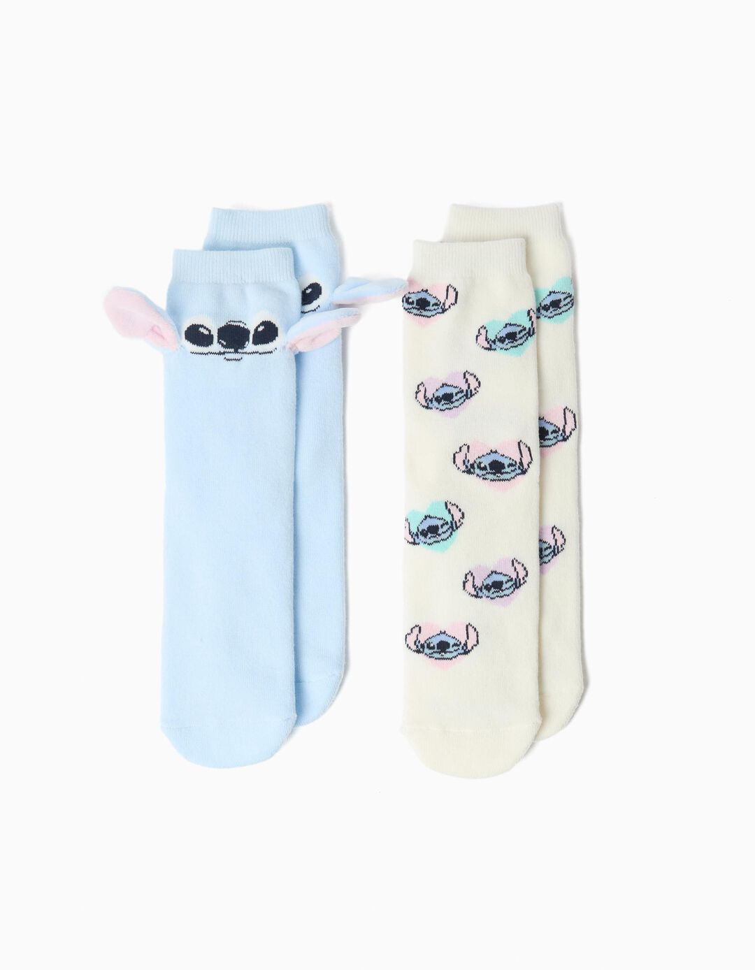 Pack 2 Pares de Meias 'Stitch' &copy;Disney, Menina, Multicolor