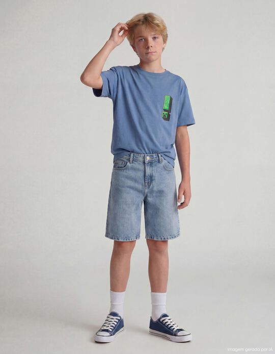 Comprar Online Cal&ccedil;&otilde;es de Ganga, Menino, Azul Claro