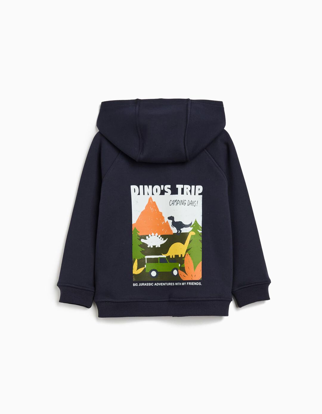 Casaco com Capuz, Menino, Azul Escuro