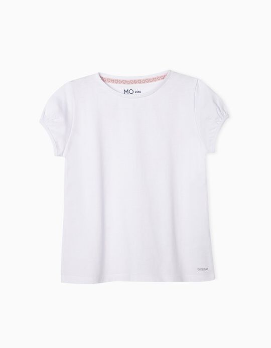 White T-shirt for Baby Girls
