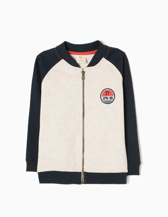 Casaco de Felpa Bicolor Japan