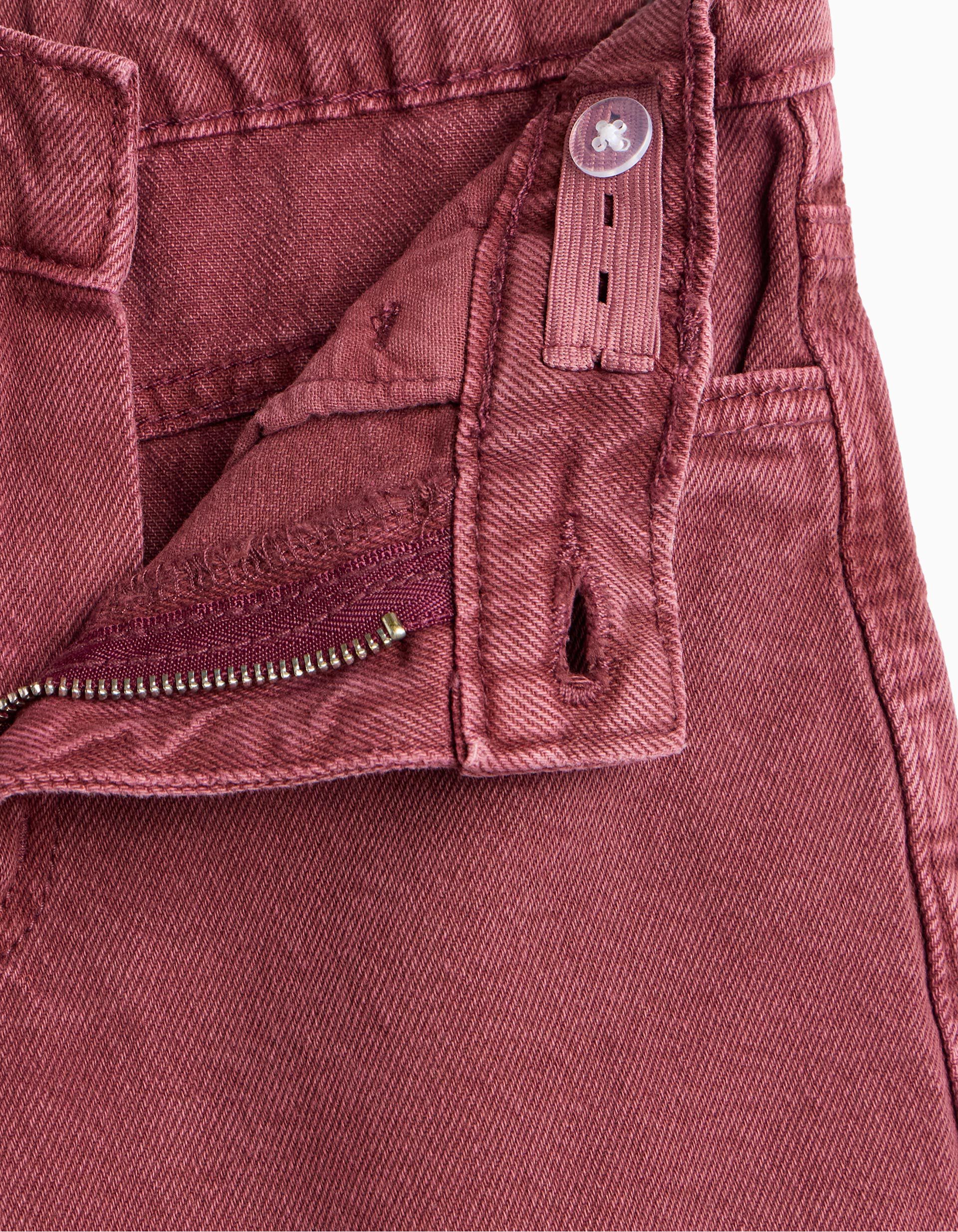 Comprar Online Cal&ccedil;as 'Baggy', Menino, Vermelho Escuro
